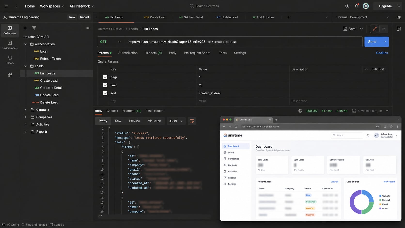 Unirama Go REST API and backend development workspace